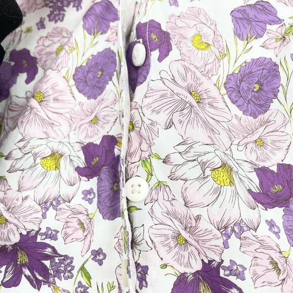 Duluth Trading Co. | Floral Button Down Tunic Shirt | XS - Picture 5 of 9